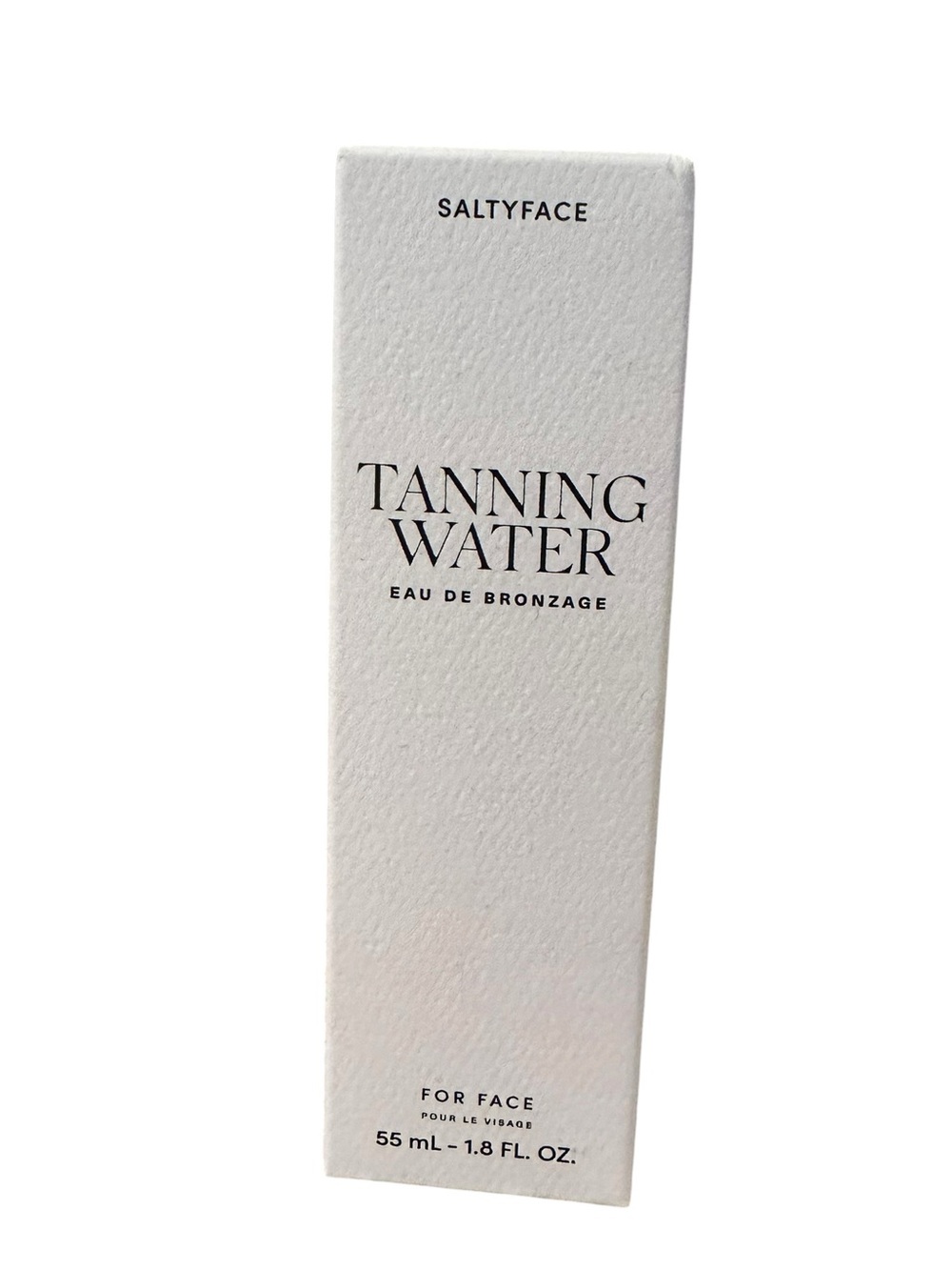 This is Saltyface Tanning Water for Face – Light to Medium